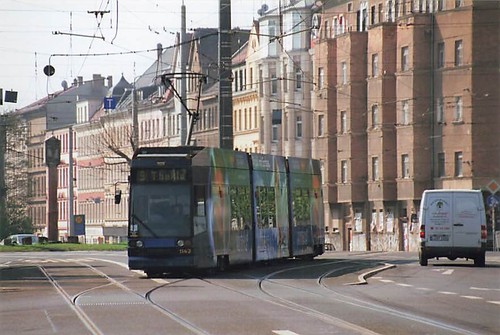 Foto tram leipzig connewitzer - foto,