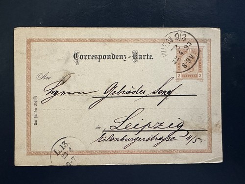 Kreuzer correspondenzkarte - 2,