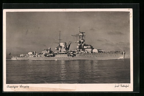 Kriegsschiff kreuzer - ak,
