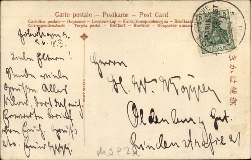 Stempel marinepost msp nr - ak,