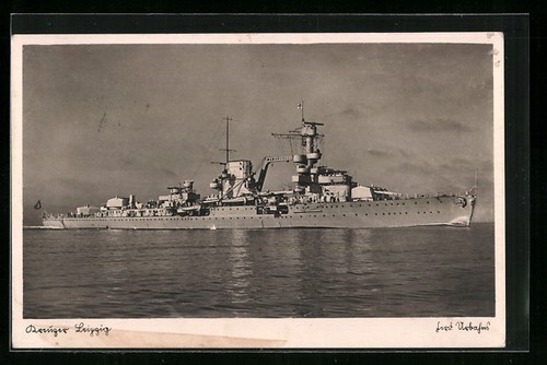 Kriegsschiff kreuzer - ak,